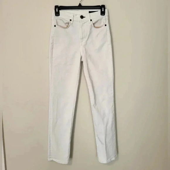 Rag & Bone High-Rise Slim Straight Leg Jeans(24) - Picture 4 of 14